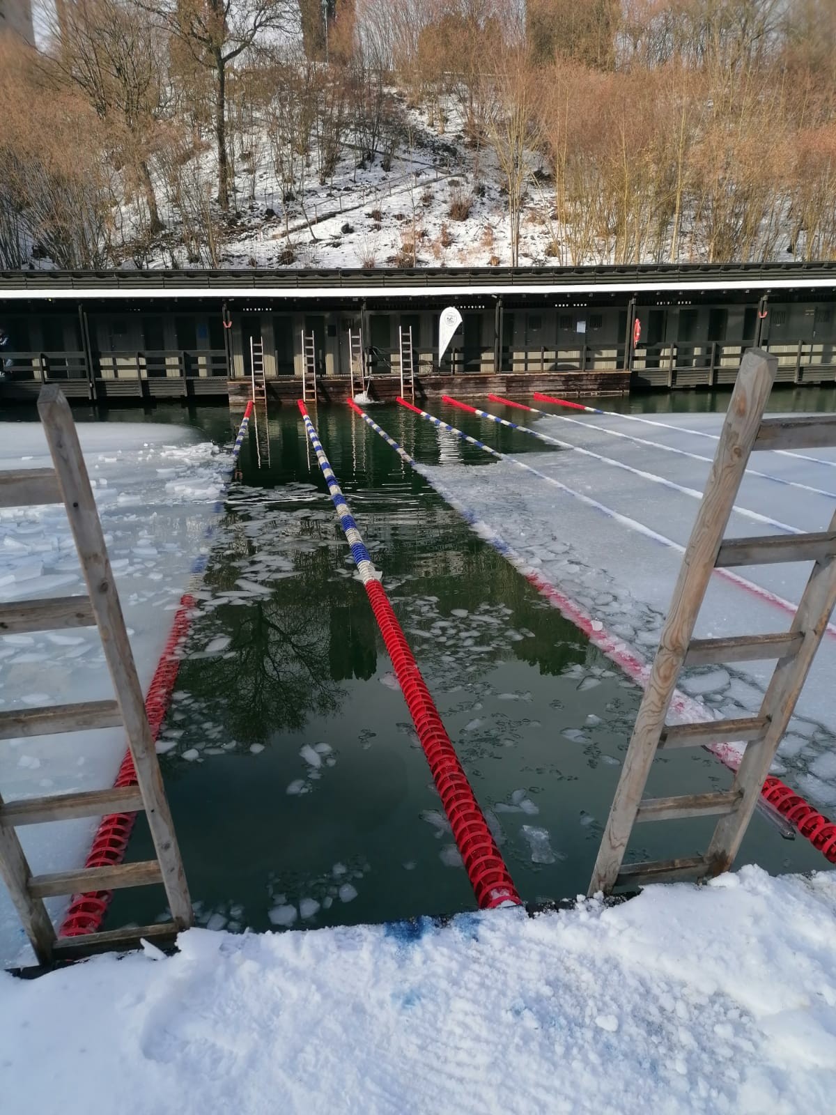 Winterbadestelle Wöhrsee Burghausen