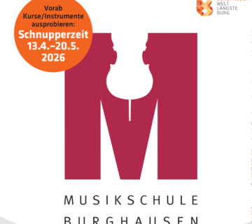 Vom 13 4  20 5  bietet die Musikschule Burghausen Schnupperunterricht für sämtliche angebotene Instrumente an 