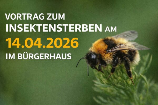Inseketenexperte Walter Sage, Vorstandsmitglied der Zoologischen Gesellschaft Braunau, hält den informativen Vortrag.