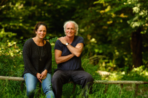 Ana und August Zirner lesen auf der Burg