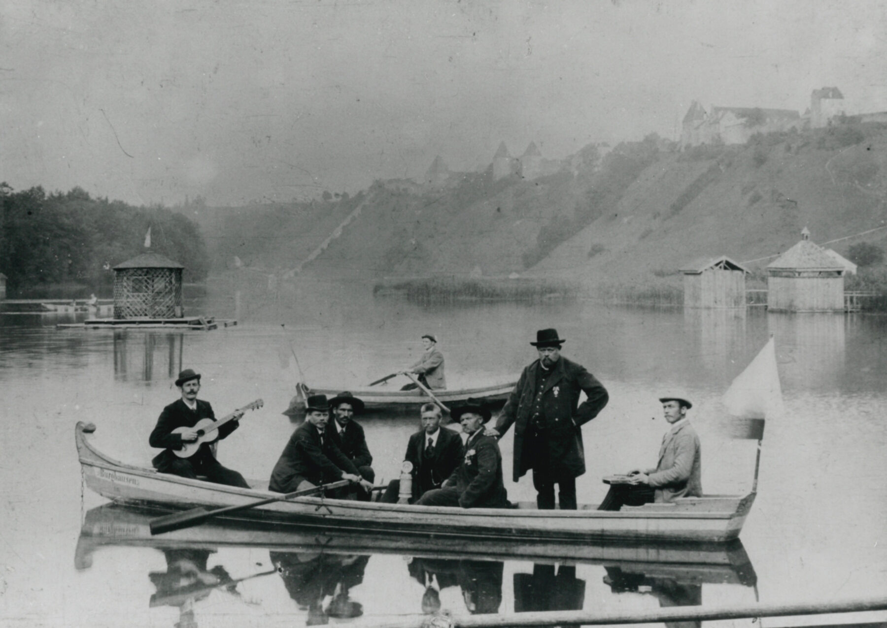 Kahnfahrten am Wöhrsee, Anfang 20  Jh , Foto: Haus der Fotografie