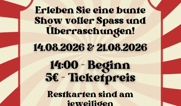 Manege frei: Alle Burghauser sind herzlich eingeladen, an den Abschlussvorführungen des diesjährigen Zirkuscamps dabei zu sein.